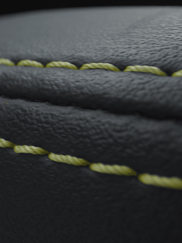 Contrasting Color Stitching Design
