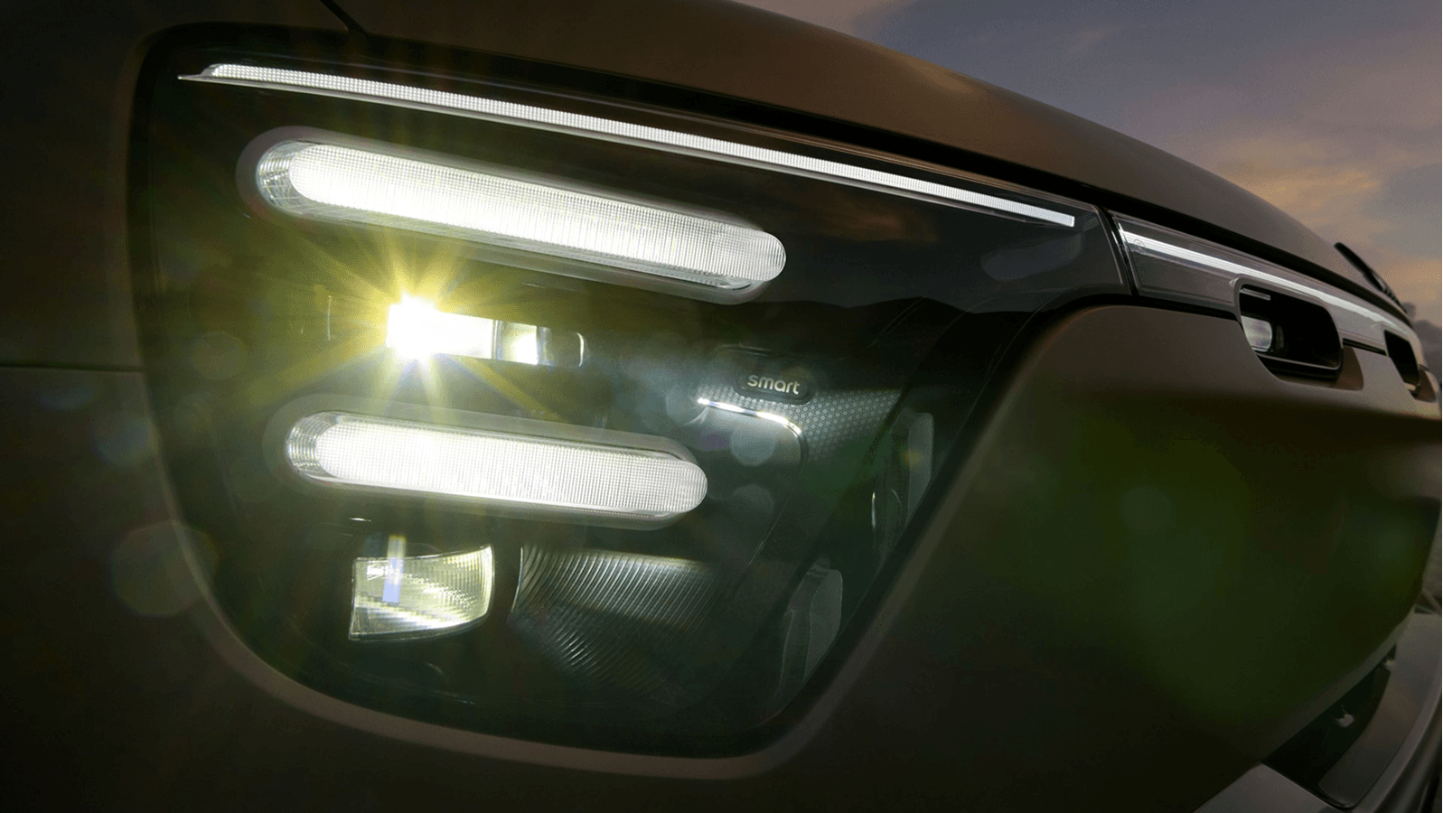 Cyberlight through-type LED matrix  headlights